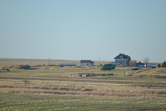 Who needs a car when you can drive a Combine Harvester?